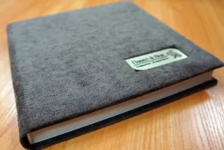 Фотокнига с обложкой из ткани Павел и Яна 1