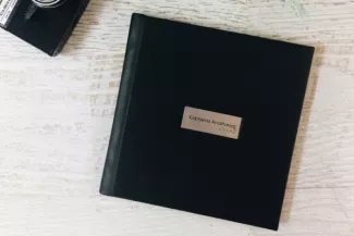 Фотокнига с металлической вставкой 5877