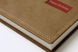 Фотокнига из кожи Happy Birthday 2
