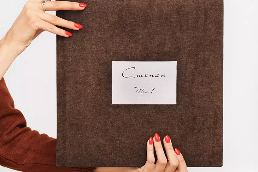 Фотокнига с металлической вставкой