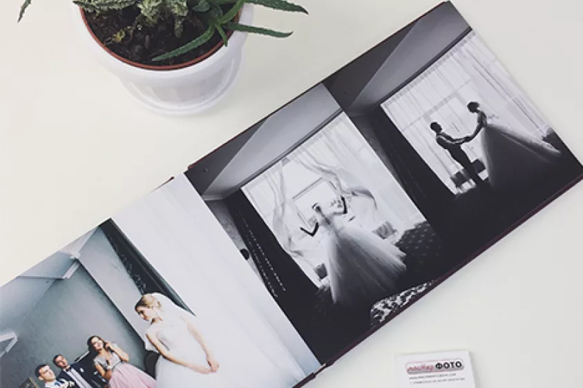 Фотокнига с тиснением Wedding Day 3