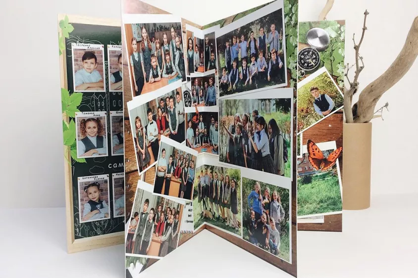 Печатаем школьные выпускные фотоальбомы